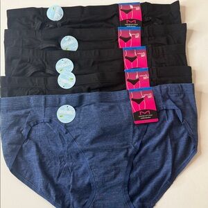 Maidenform Naturally Soft Bikini Panties - 5 Pairs Size XL / 8